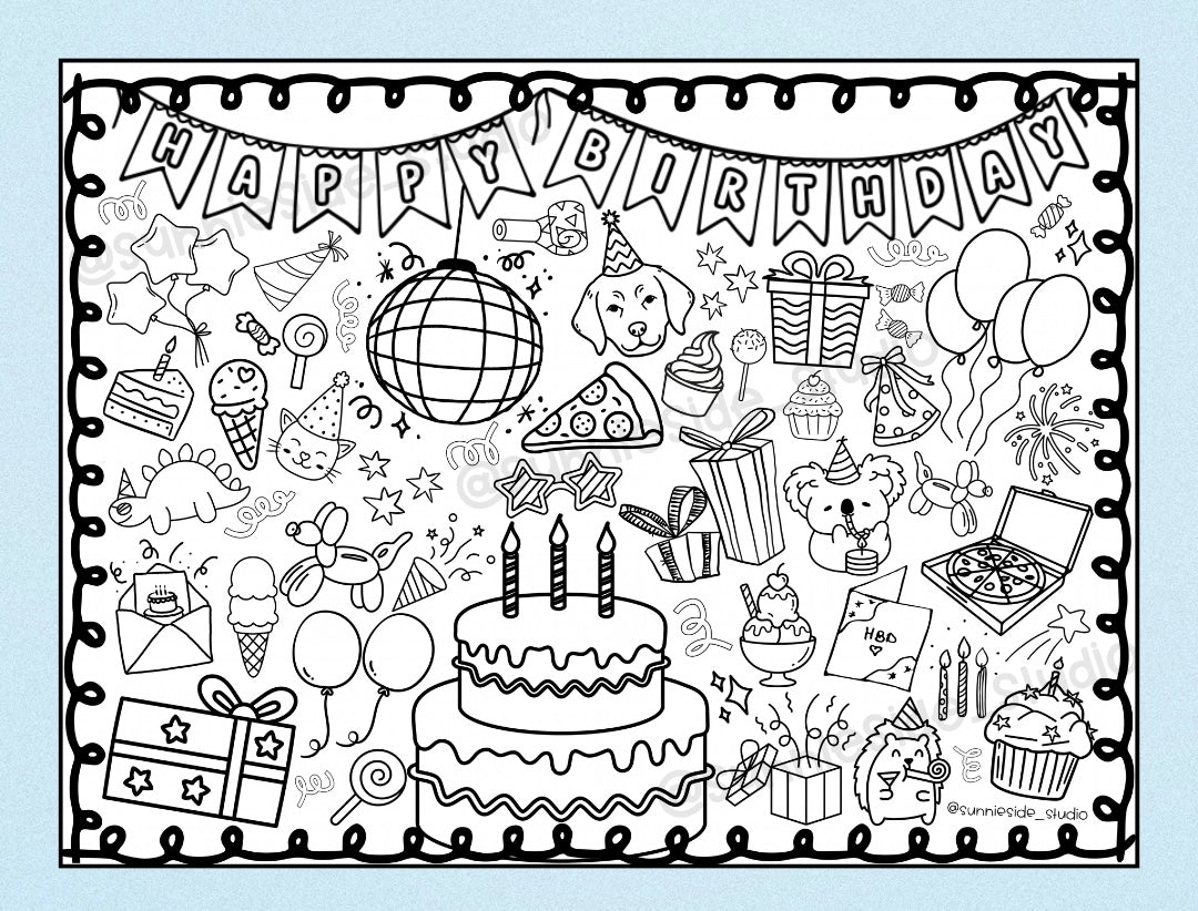 "Party Animals" Busy Banner