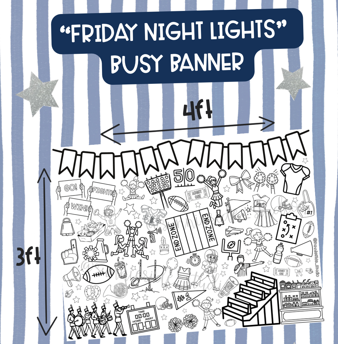 "Friday Night Lights" busy banner