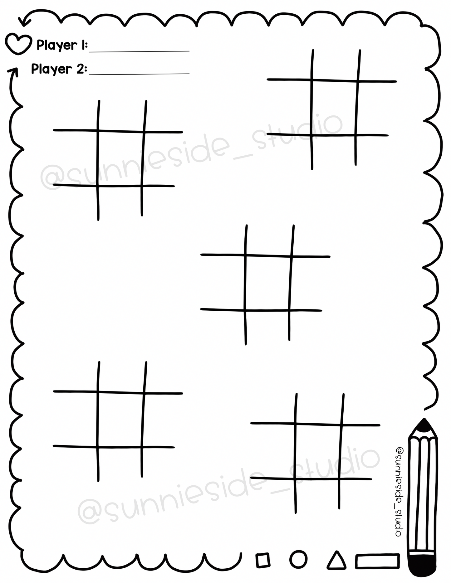 Back to School activity packet