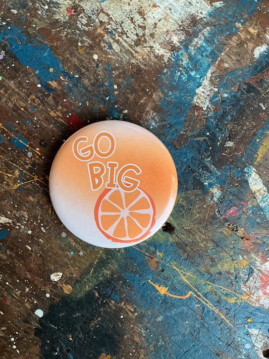 "Go Big Orange" button