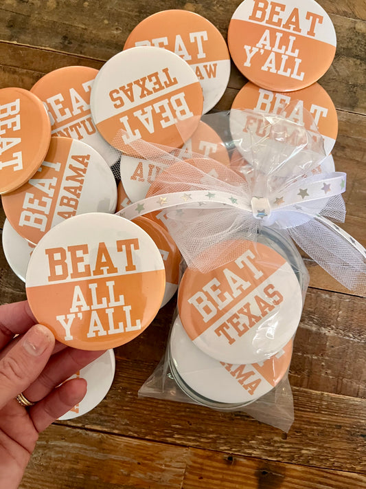 “Home Field Advantage” pin back button pack
