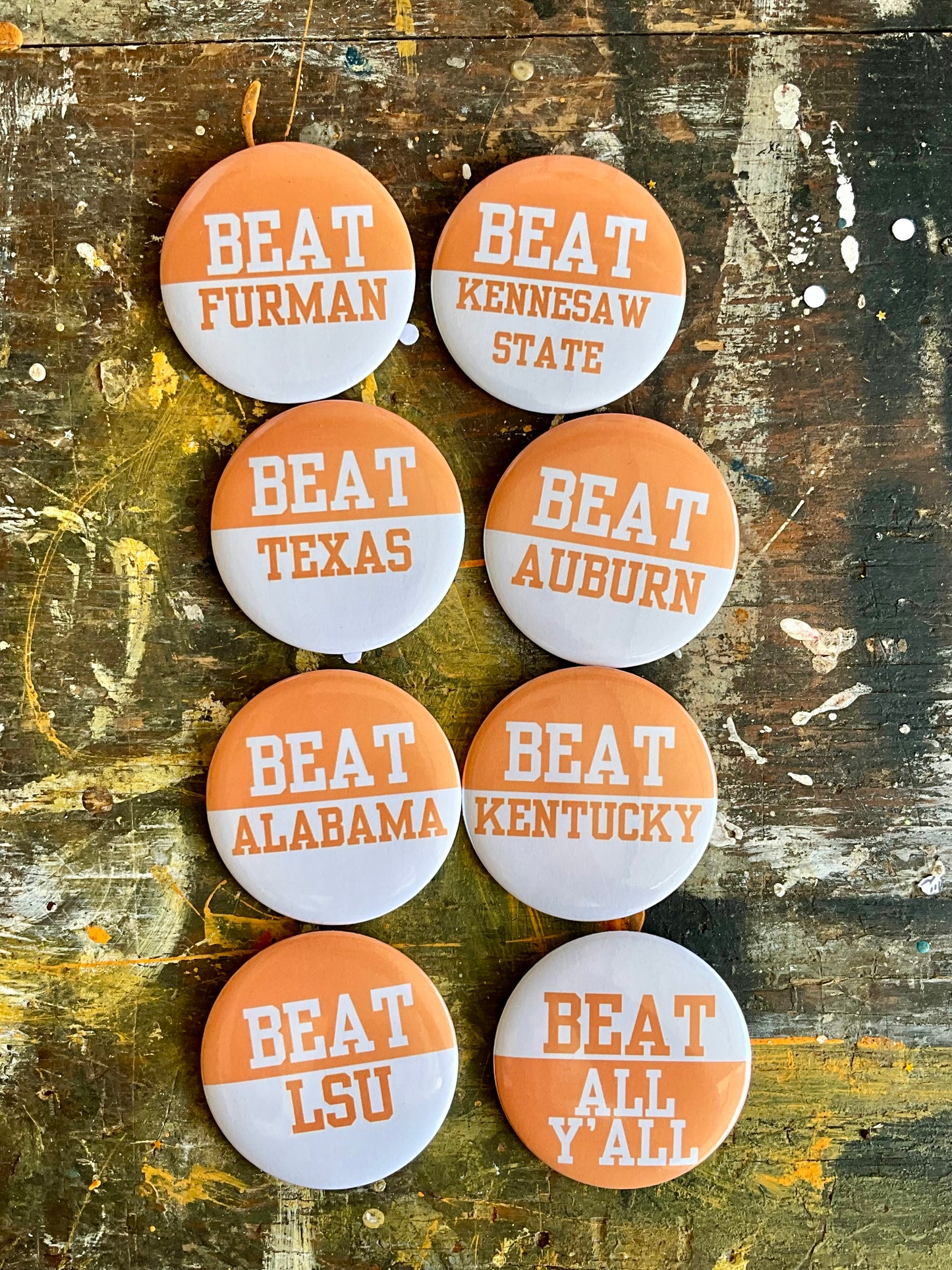 “Home Field Advantage” pin back button pack