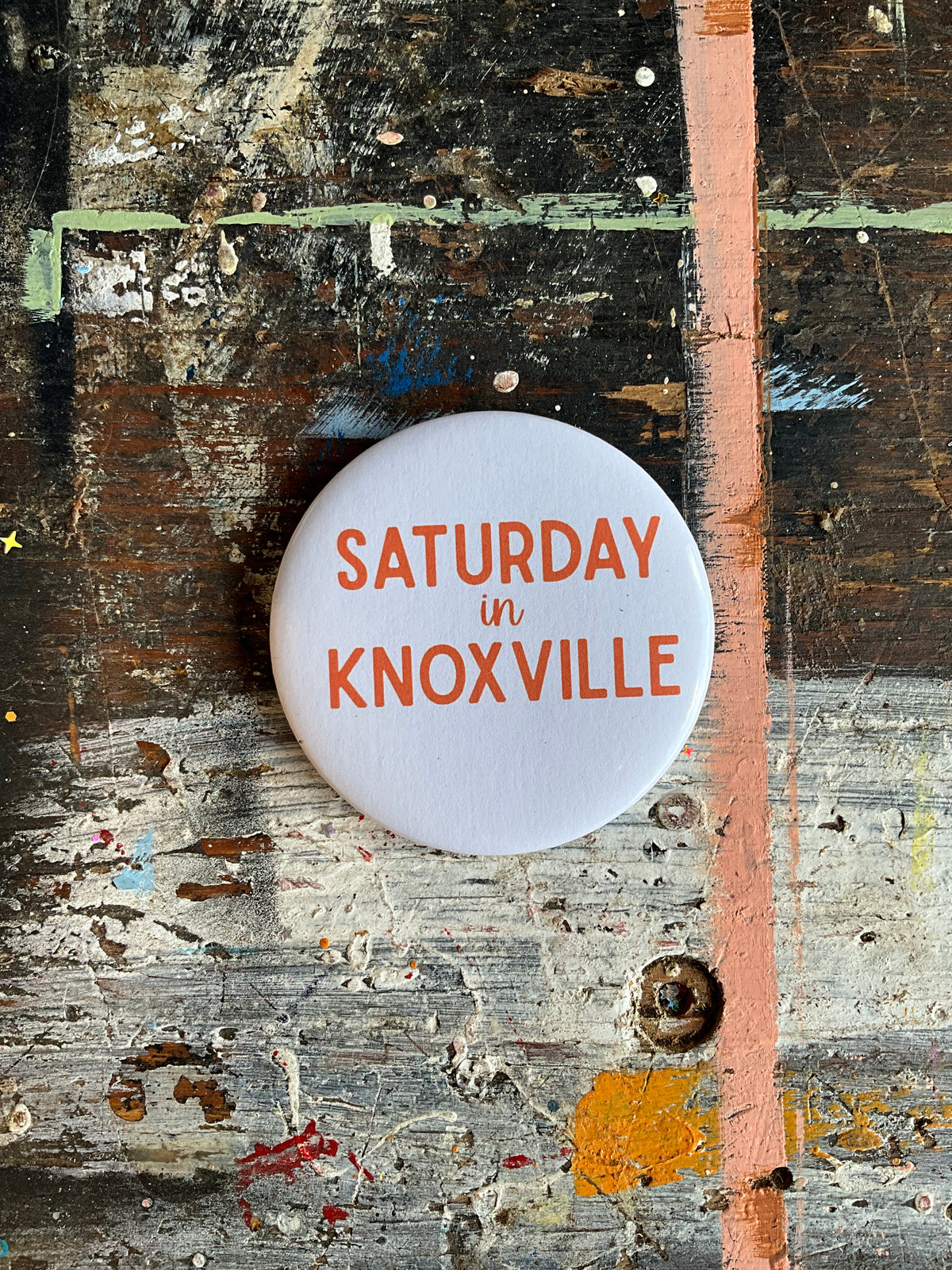 "SATURDAY in KNOXVILLE" button