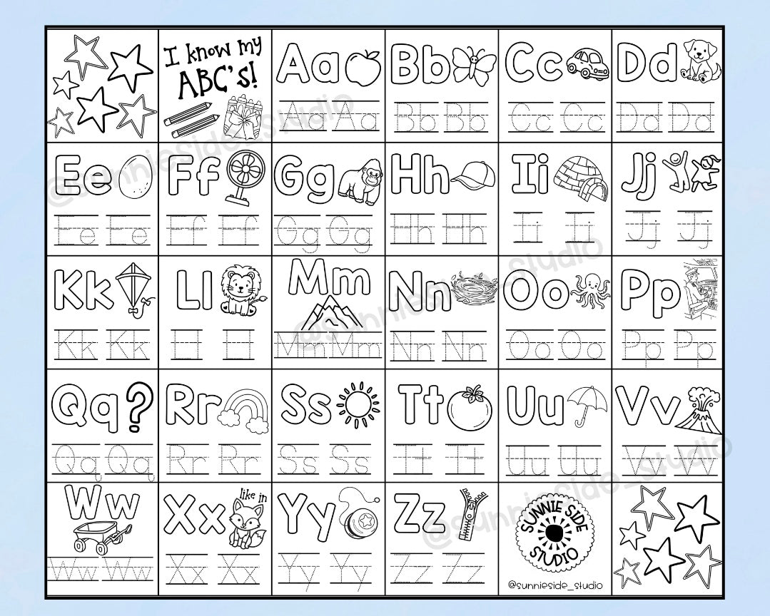 "ABCs & More" Busy Banner