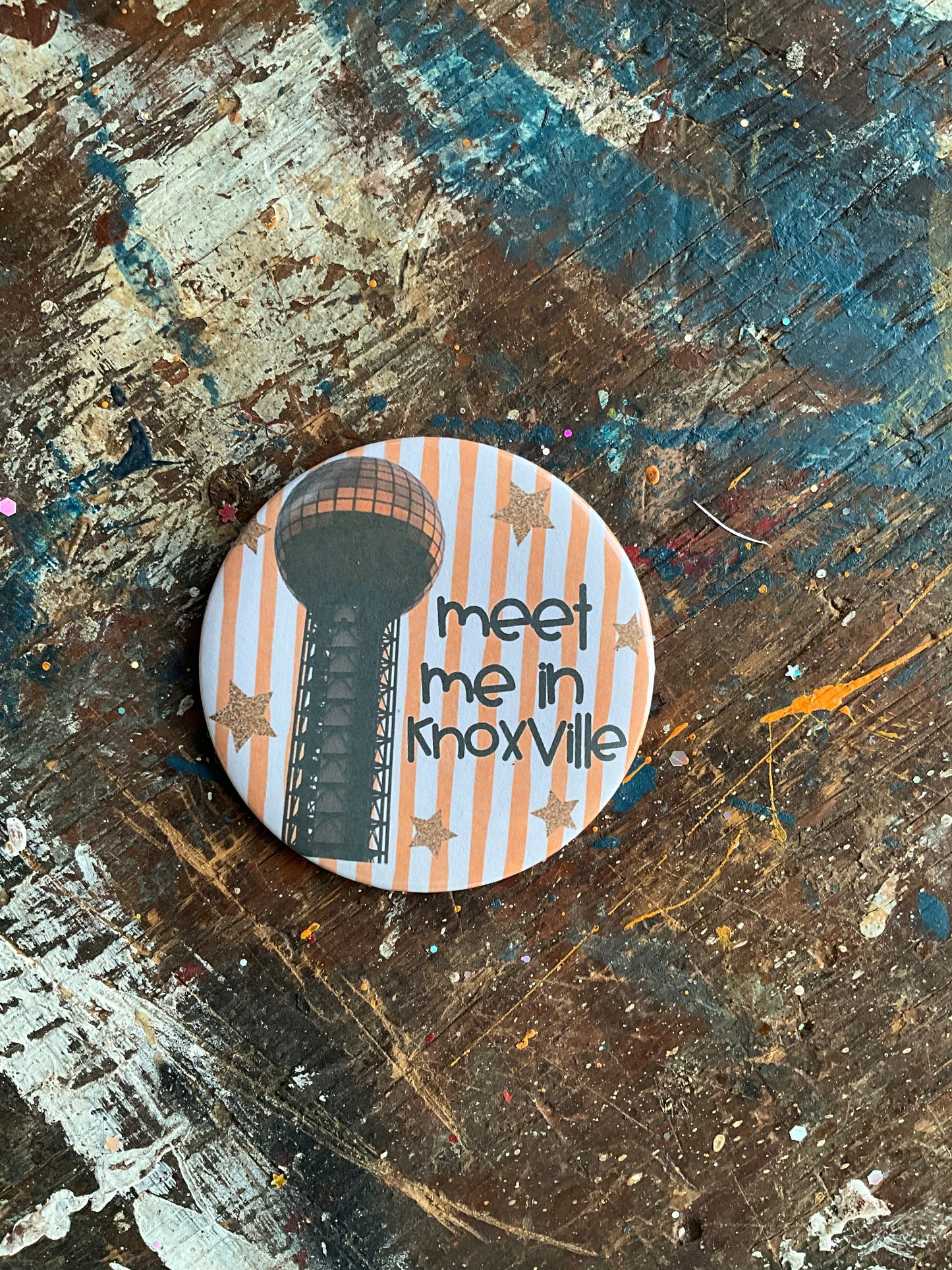 "Meet me in Knoxville" button