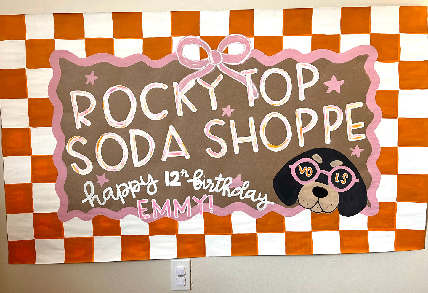 Custom 6ft Hand Painted Paper Banner