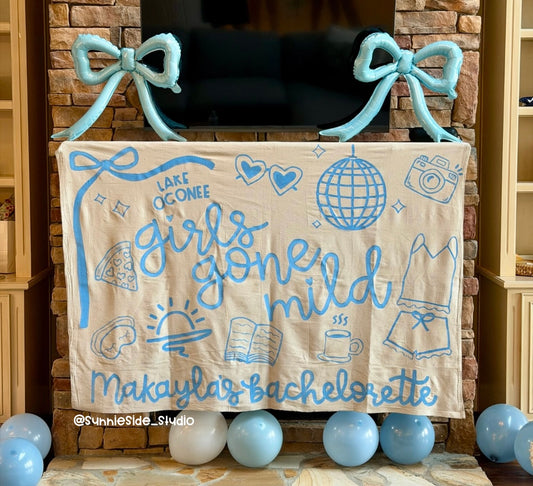 Custom Hand Painted Canvas Banner